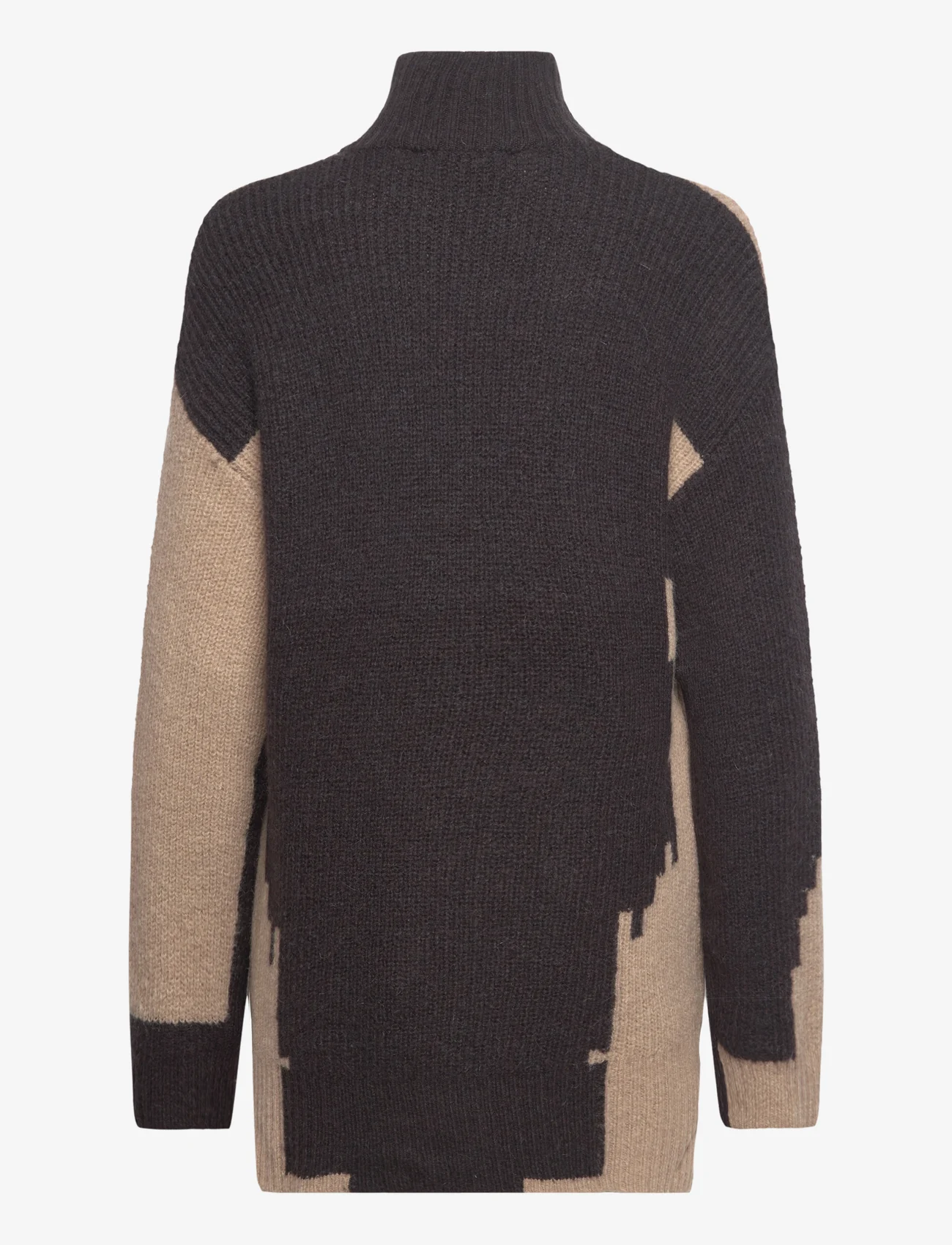 Minus - MSLaurina Round Neck Knit Pullover - tröjor - sort - 1