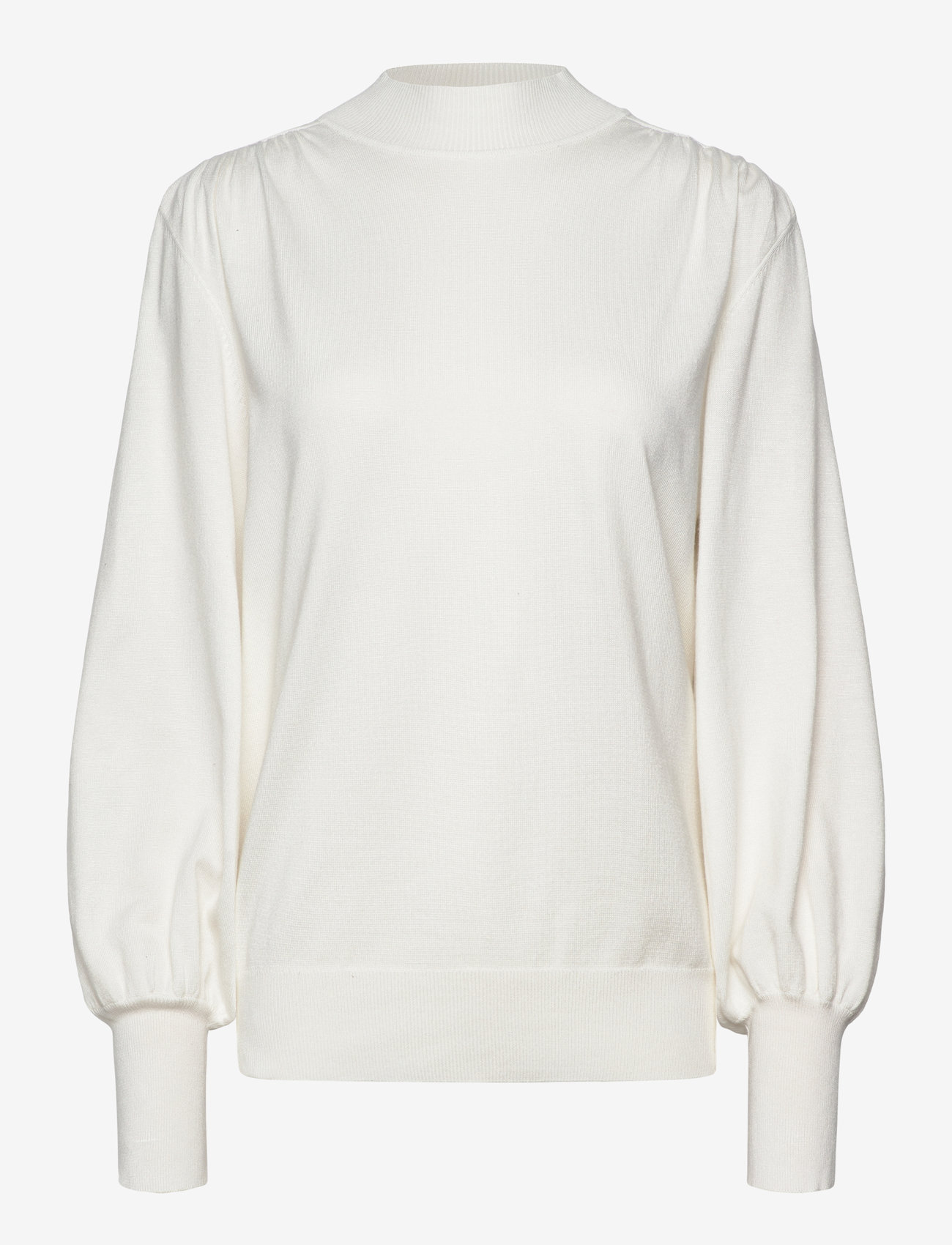 Minus - MSIlma Mock Neck Pullover - broken white - 0