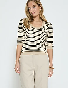 MSPam Striped Knit T-Shirt, Minus