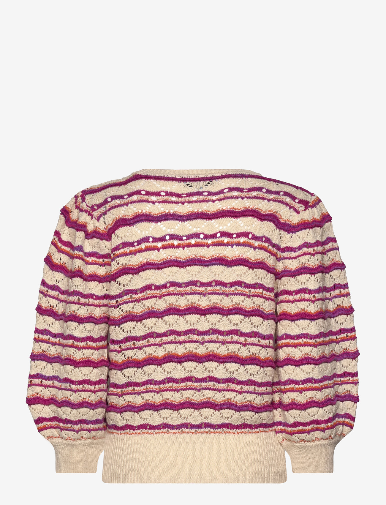 Minus - MSKalima Knit Tee - summer fig stripe - 1