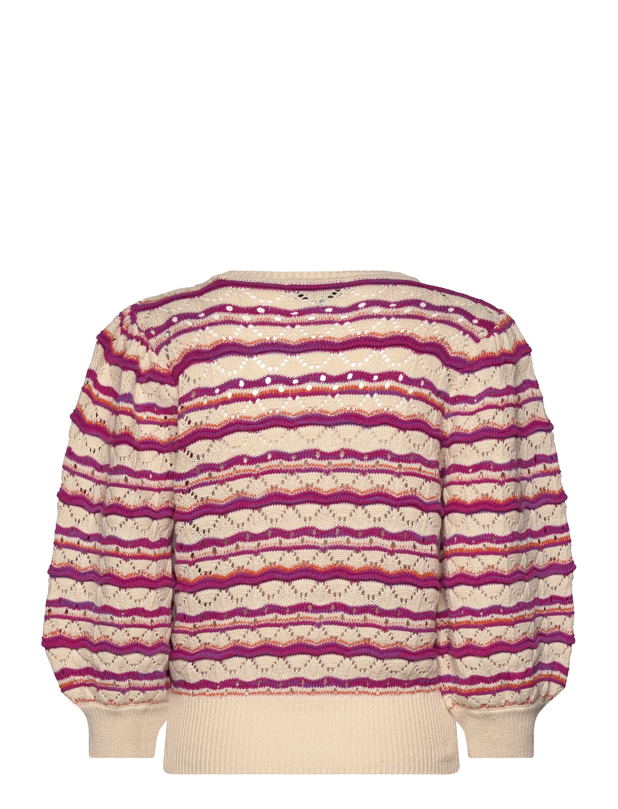 Minus - MSKalima Knit Tee - summer fig stripe - 1