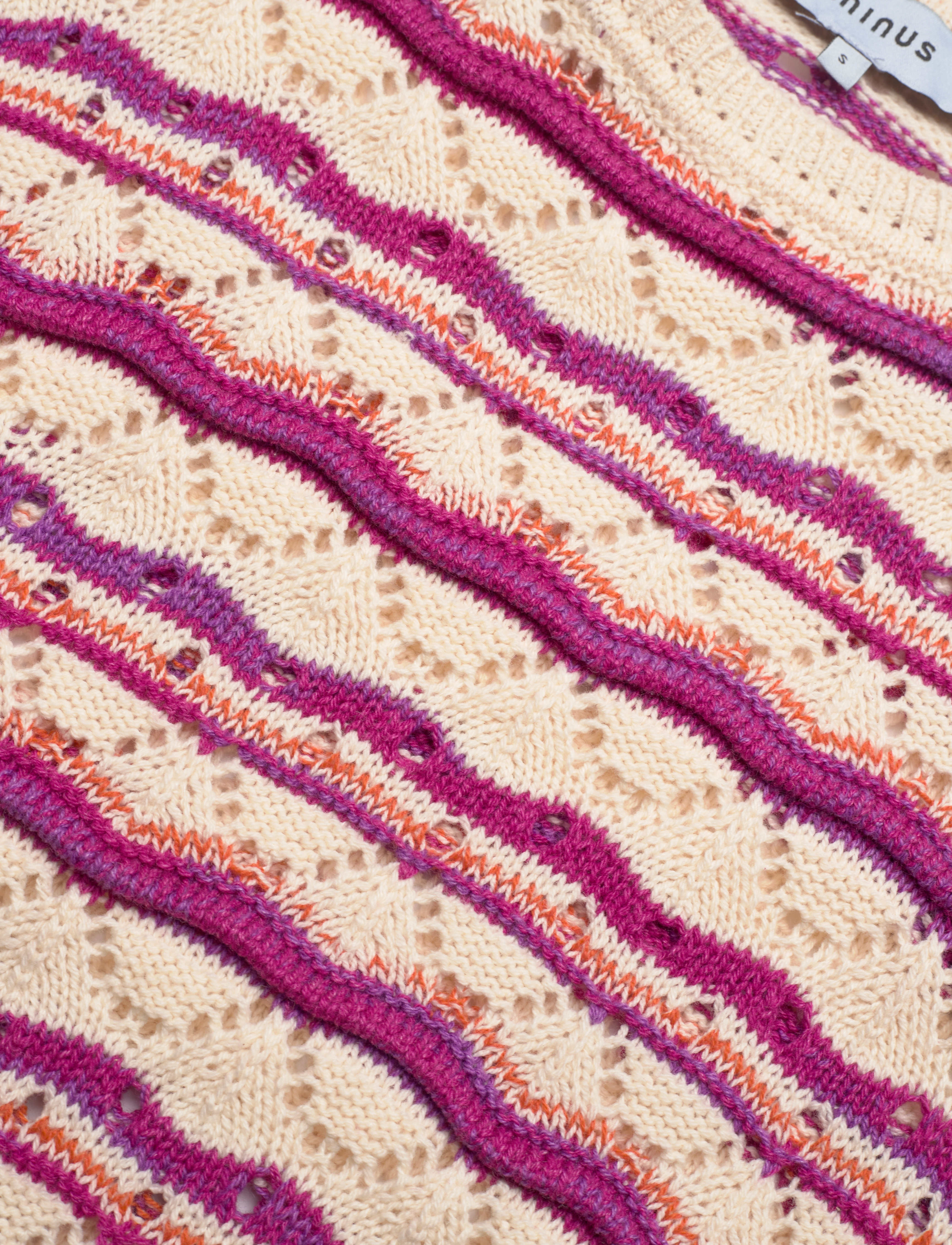 Minus - MSKalima Knit Tee - summer fig stripe - 2