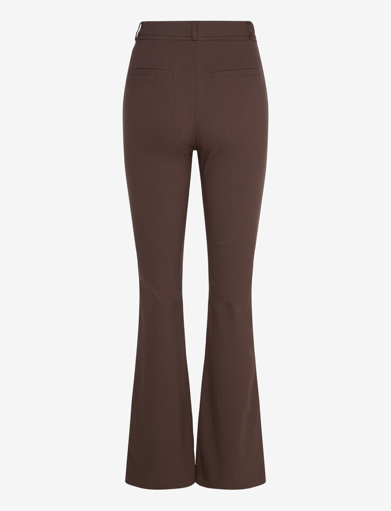 Minus - MSCarma Flared Graphic Pants - alt laiad püksid - dark earth - 2