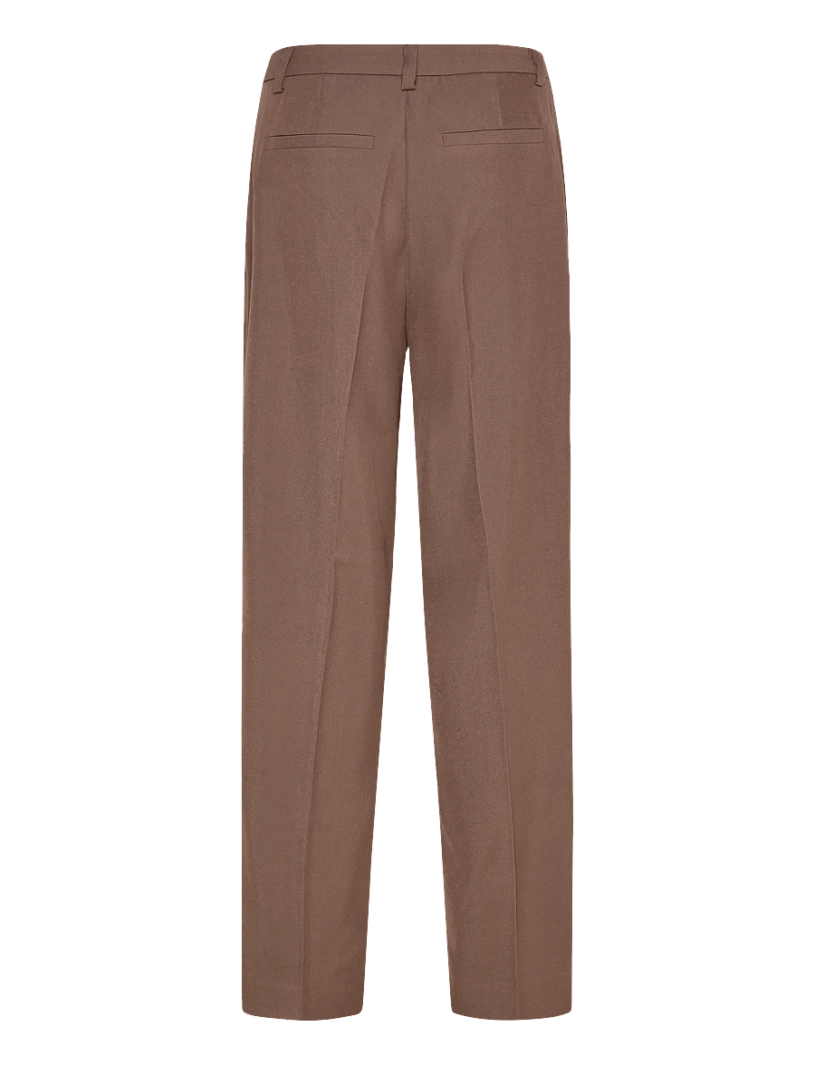Minus - MSLivina Straight Leg Pant - pantalons habillés - carafe - 1