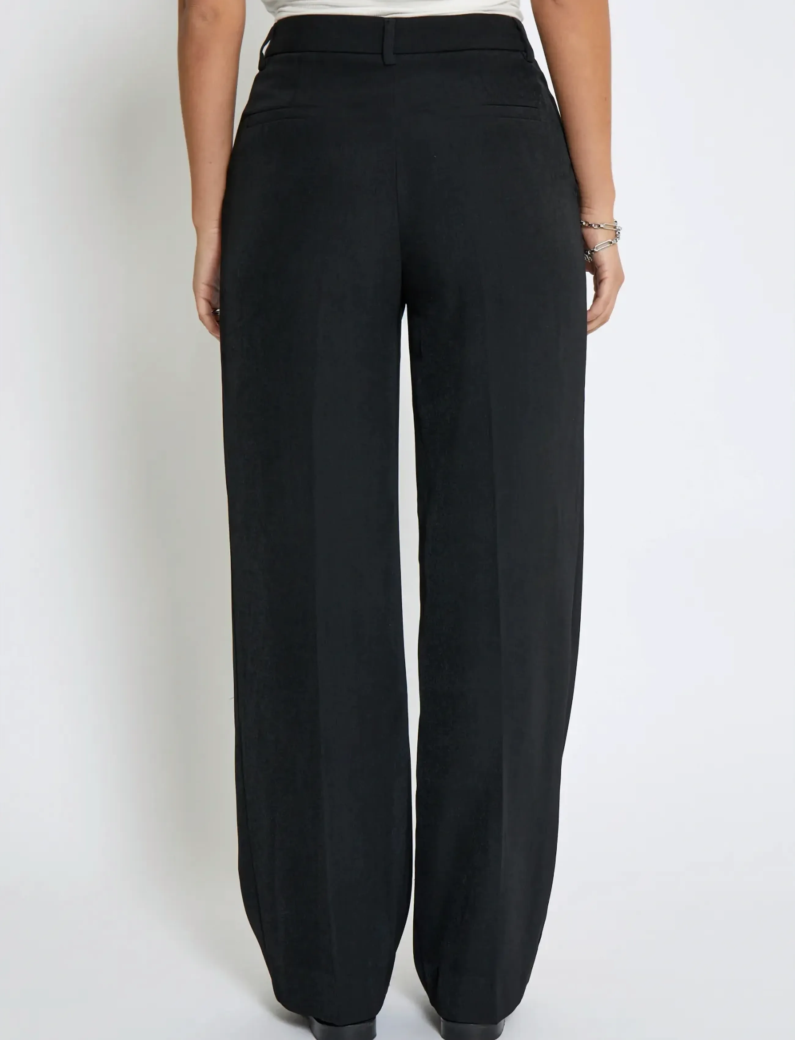 Minus - MSLivina Straight Leg Pant - pidulikud püksid - sort - 3