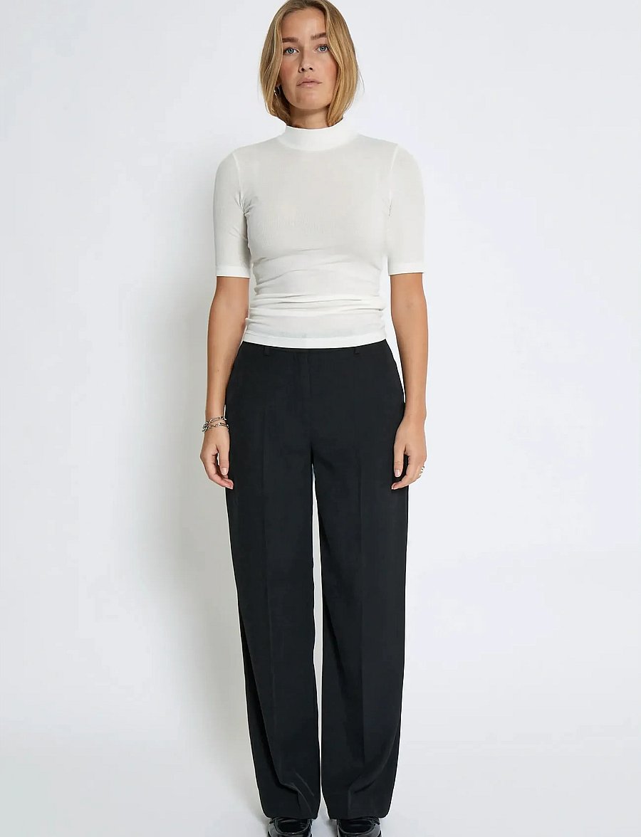 Minus - MSLivina Straight Leg Pant - pantalons habillés - sort - 4