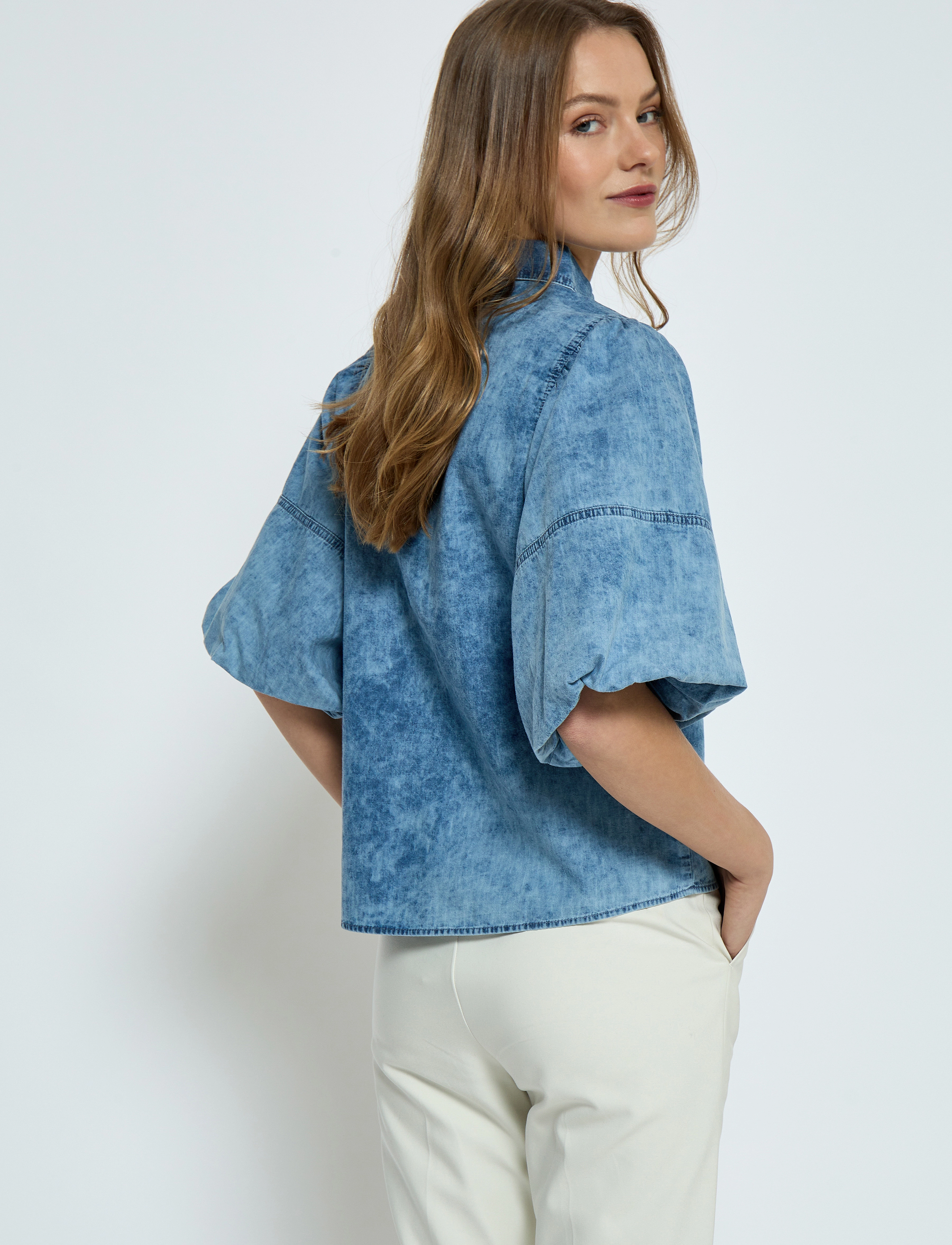 Minus - MSEloise Shirt - lyseblÅ - 3