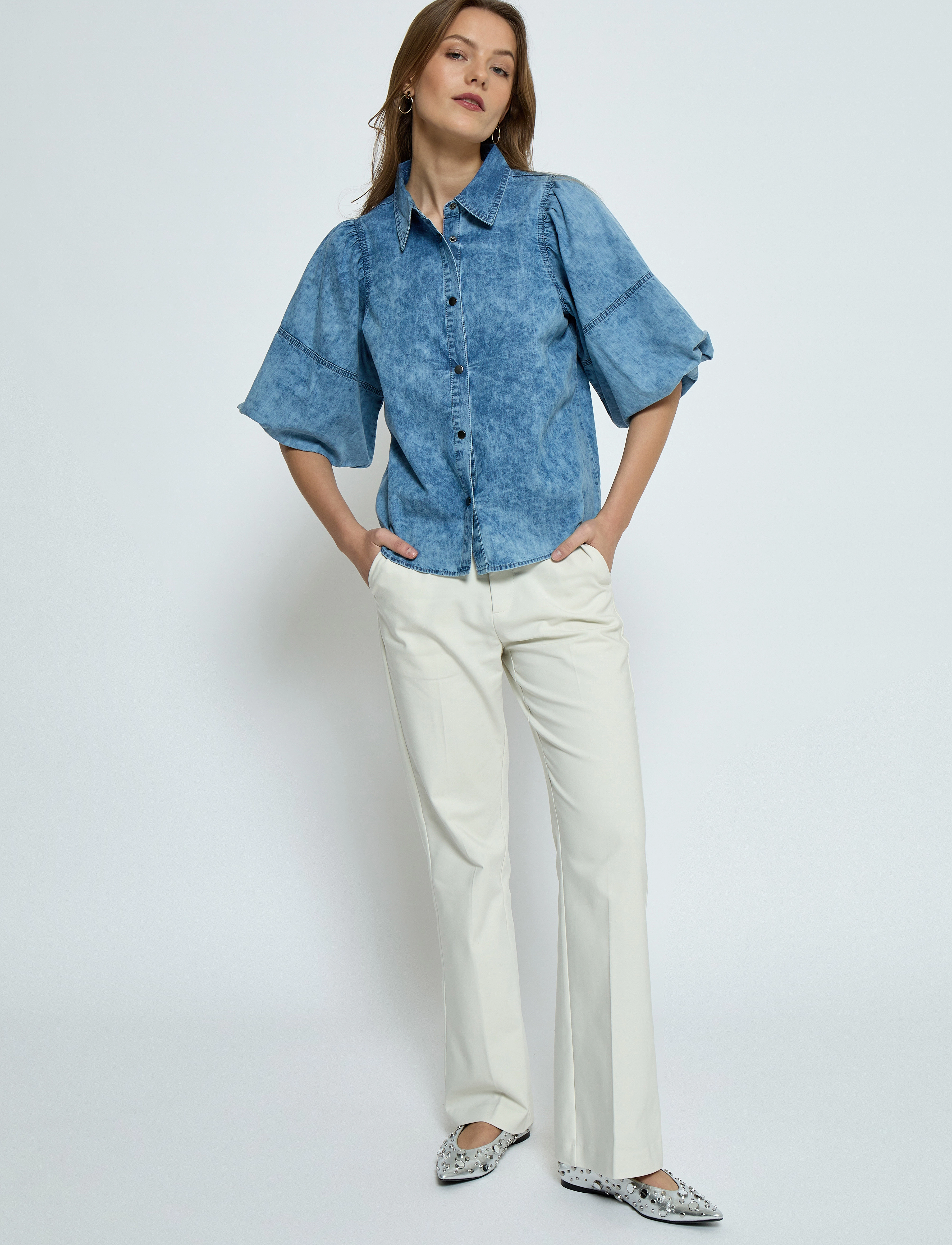 Minus - MSEloise Shirt - lyseblÅ - 5