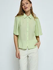 Minus - MSTalmie Short Sleeve Shirt - kortermede skjorter - apple sorbet - 2