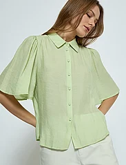 Minus - MSTalmie Short Sleeve Shirt - kortärmade skjortor - apple sorbet - 5