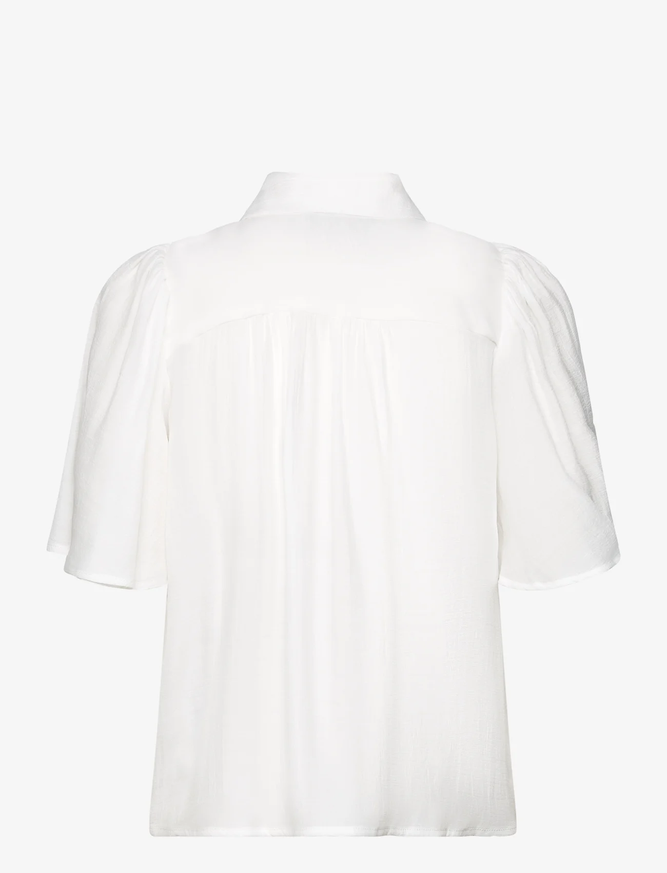 Minus - MSTalmie Short Sleeve Shirt - kortermede skjorter - cloud dancer - 1