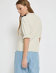 Minus - MSKessa Knit T-Shirt - tröjor - light birch - 3