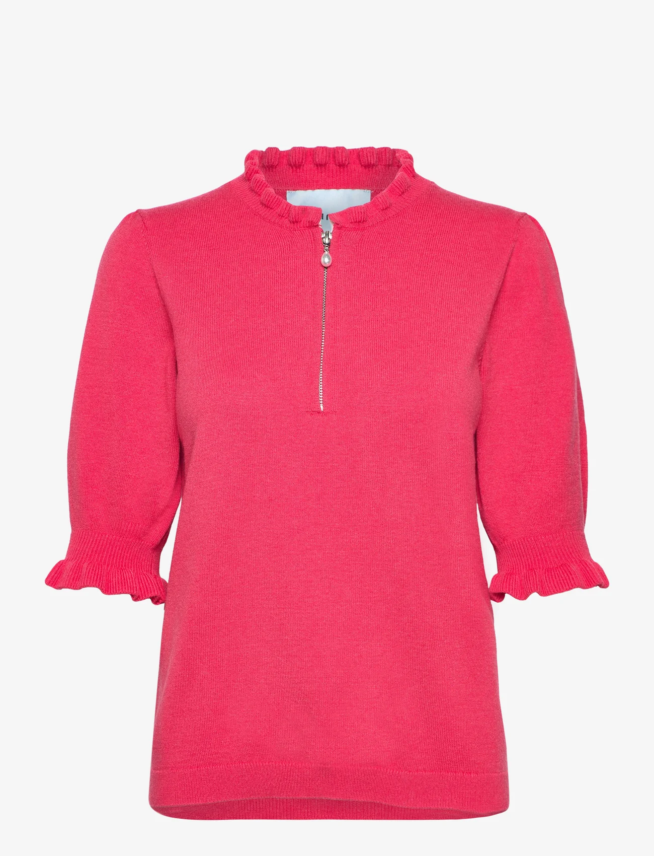 Minus - MSKessa Knit T-Shirt - sweaters - teaberry pink - 0