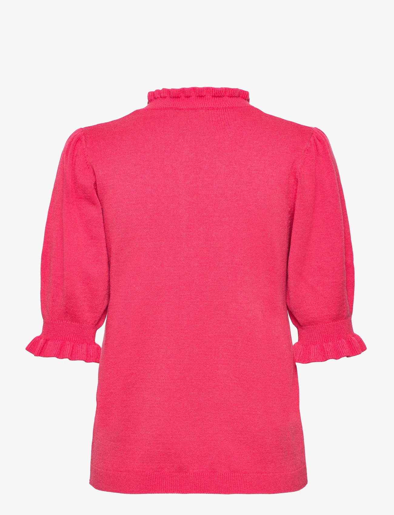 Minus - MSKessa Knit T-Shirt - trøjer - teaberry pink - 1
