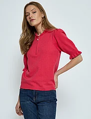 Minus - MSKessa Knit T-Shirt - sweaters - teaberry pink - 2