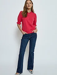 Minus - MSKessa Knit T-Shirt - trøjer - teaberry pink - 4
