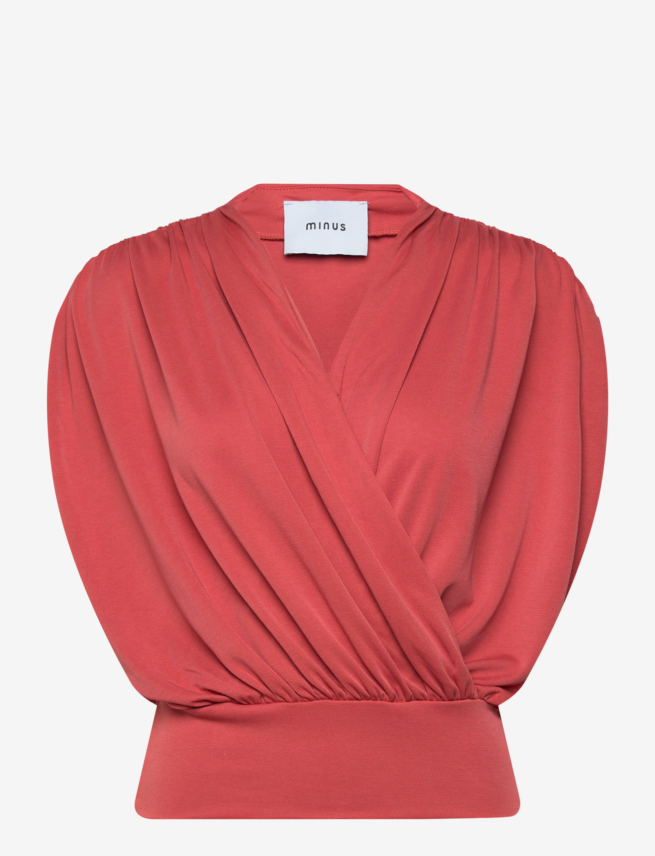 Minus - MSElvie Modal Wrap Top - barn red - 1