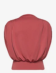 Minus - MSElvie Modal Wrap Top - bluzki bez rękawów - barn red - 2