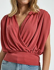 Minus - MSElvie Modal Wrap Top - Ærmeløse bluser - barn red - 6