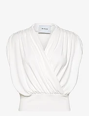 Minus - MSElvie Modal Wrap Top - blouses zonder mouwen - broken white - 0