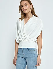 Minus - MSElvie Modal Wrap Top - blouses zonder mouwen - broken white - 2