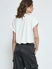 Minus - MSMavelyn Modal Blouse - kortärmade blusar - broken white - 3