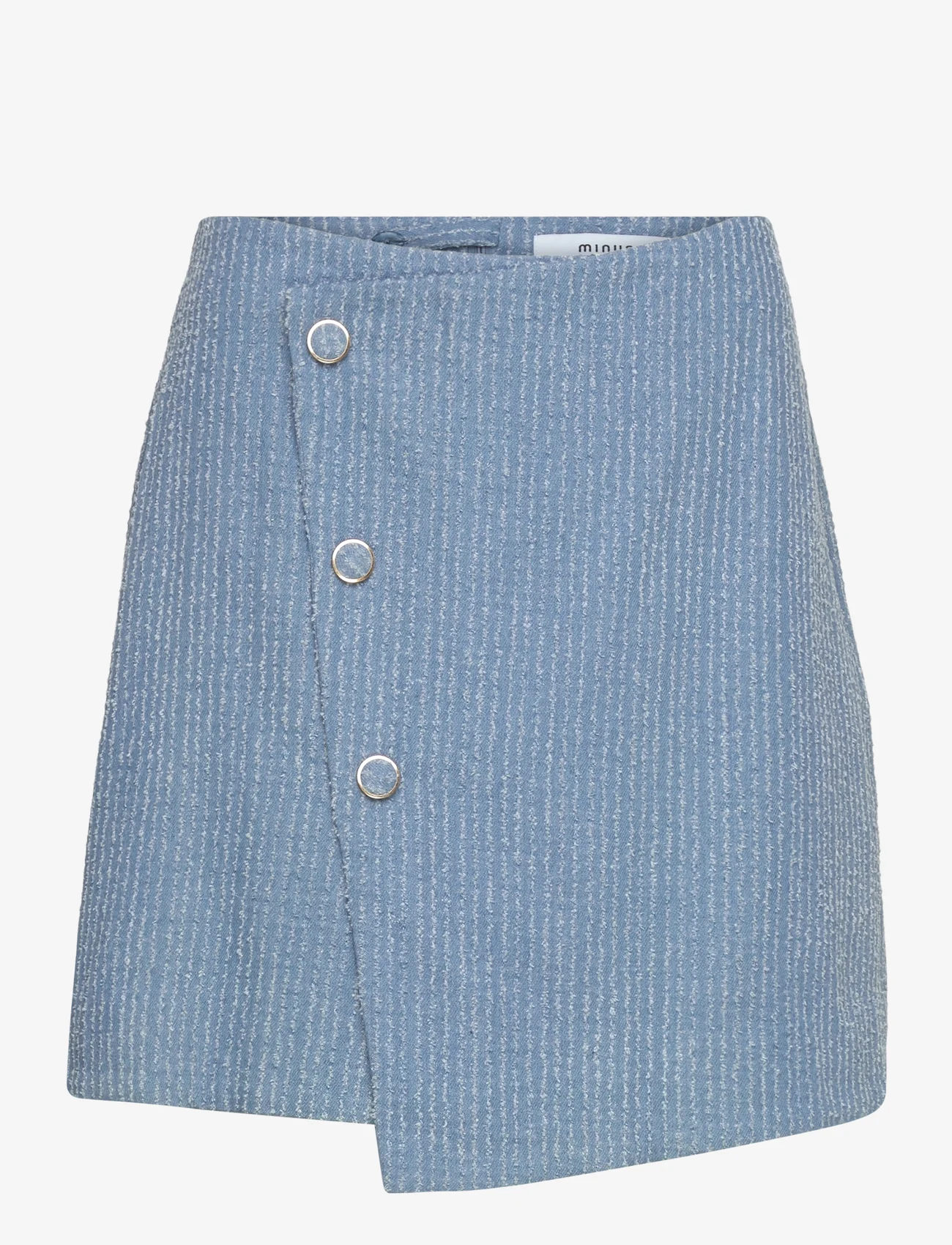 Minus - MSVelmia Short Skirt - kurze röcke - lyseblÅ - 0