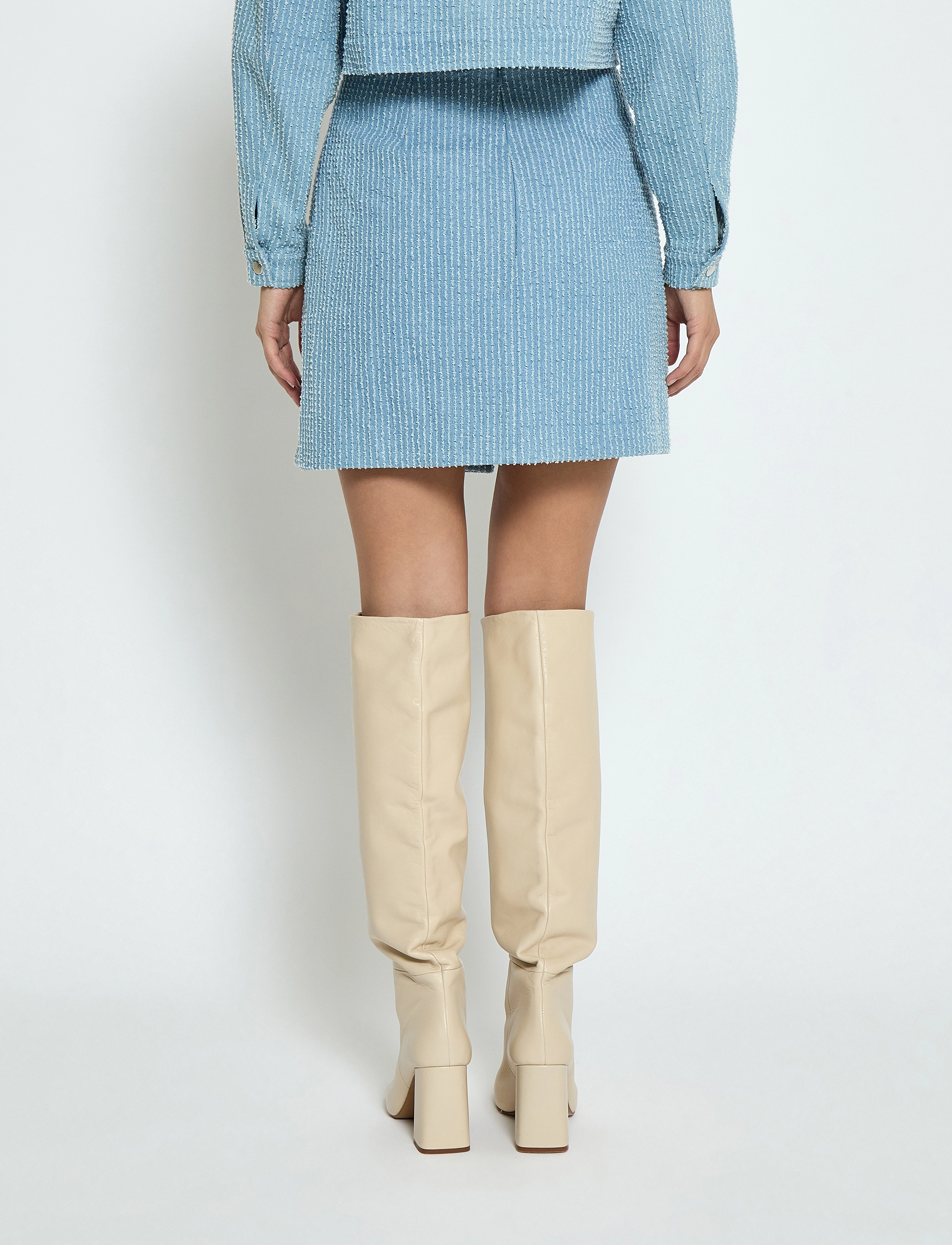 Minus - MSVelmia Short Skirt - lyseblÅ - 3