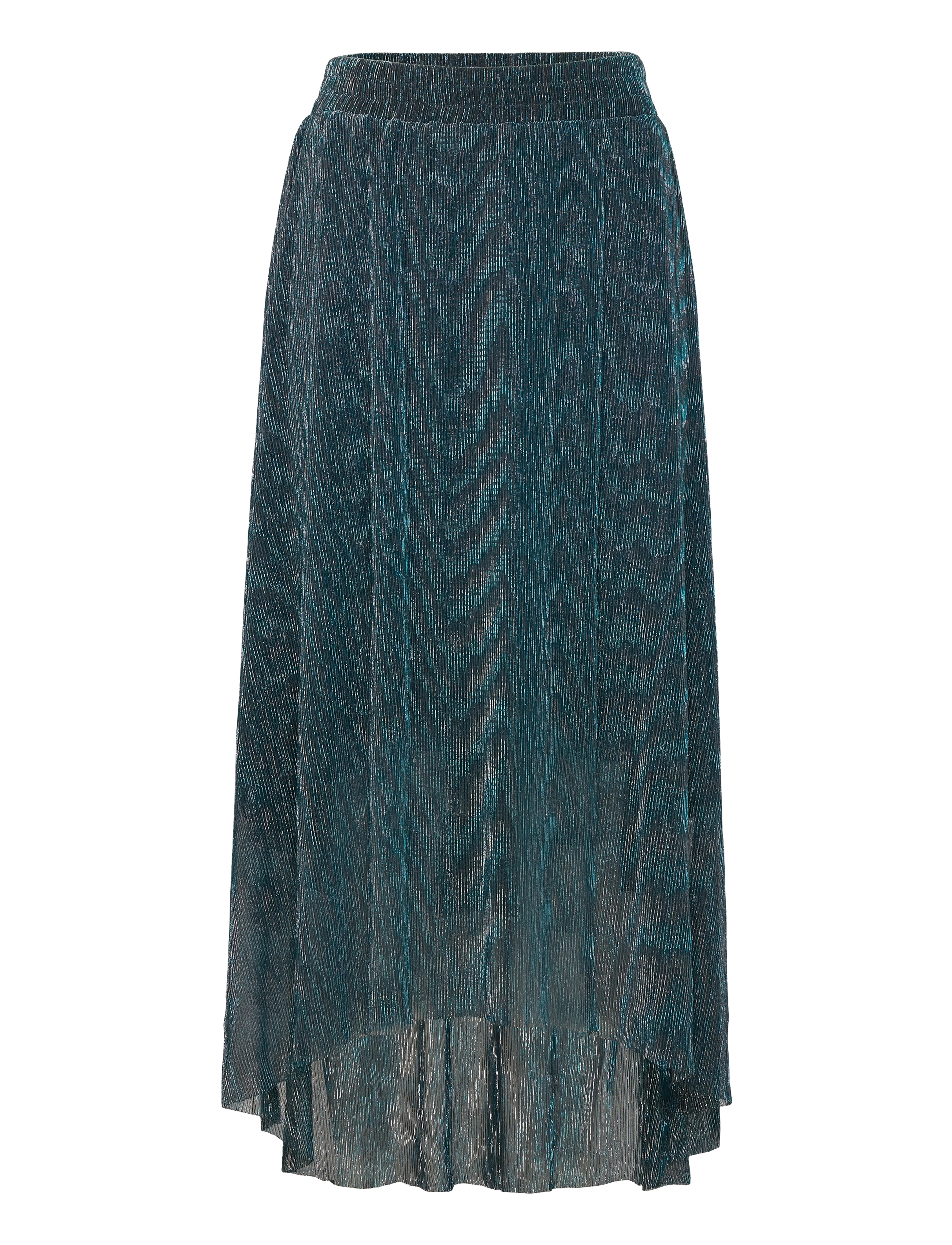 Minus MSKamina Maxi Skirt - Midi-rokken - LAKE BLUE METALLIC / blue