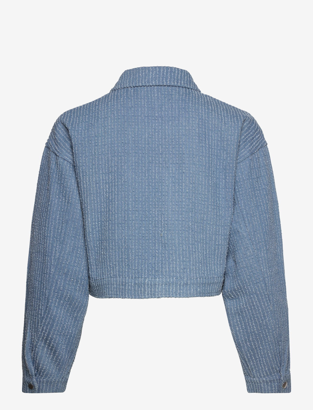 Minus - MSVelmia Short Denim Jacket - forårsjakker - lyseblÅ - 1