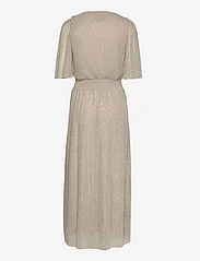 Minus - MSMavena V-Neck Maxi Dress - ballīšu apģērbs par outlet cenām - light birch metallic - 1