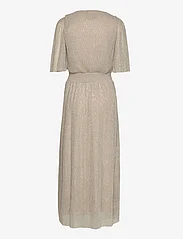 Minus - MSMavena V-Neck Maxi Dress - festklær til outlet-priser - light birch metallic - 1