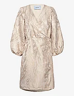 MSAlika Short Wrap Dress - MEDAL GOLD
