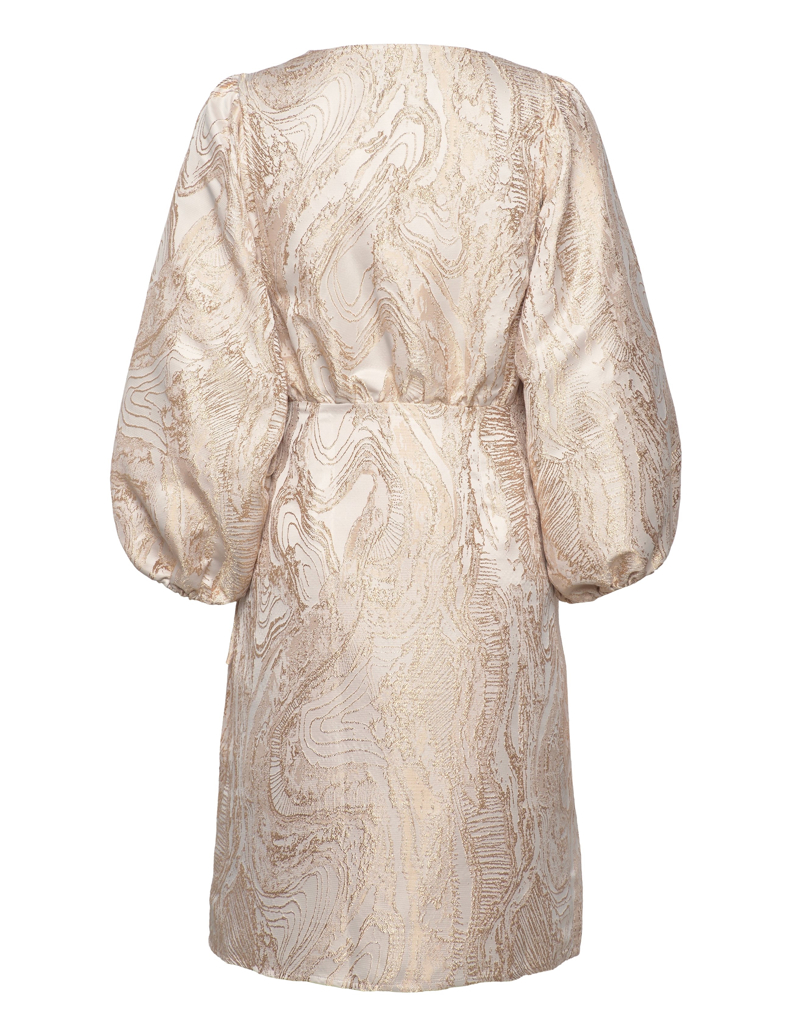 Minus - MSAlika Short Wrap Dress - medal gold - 2