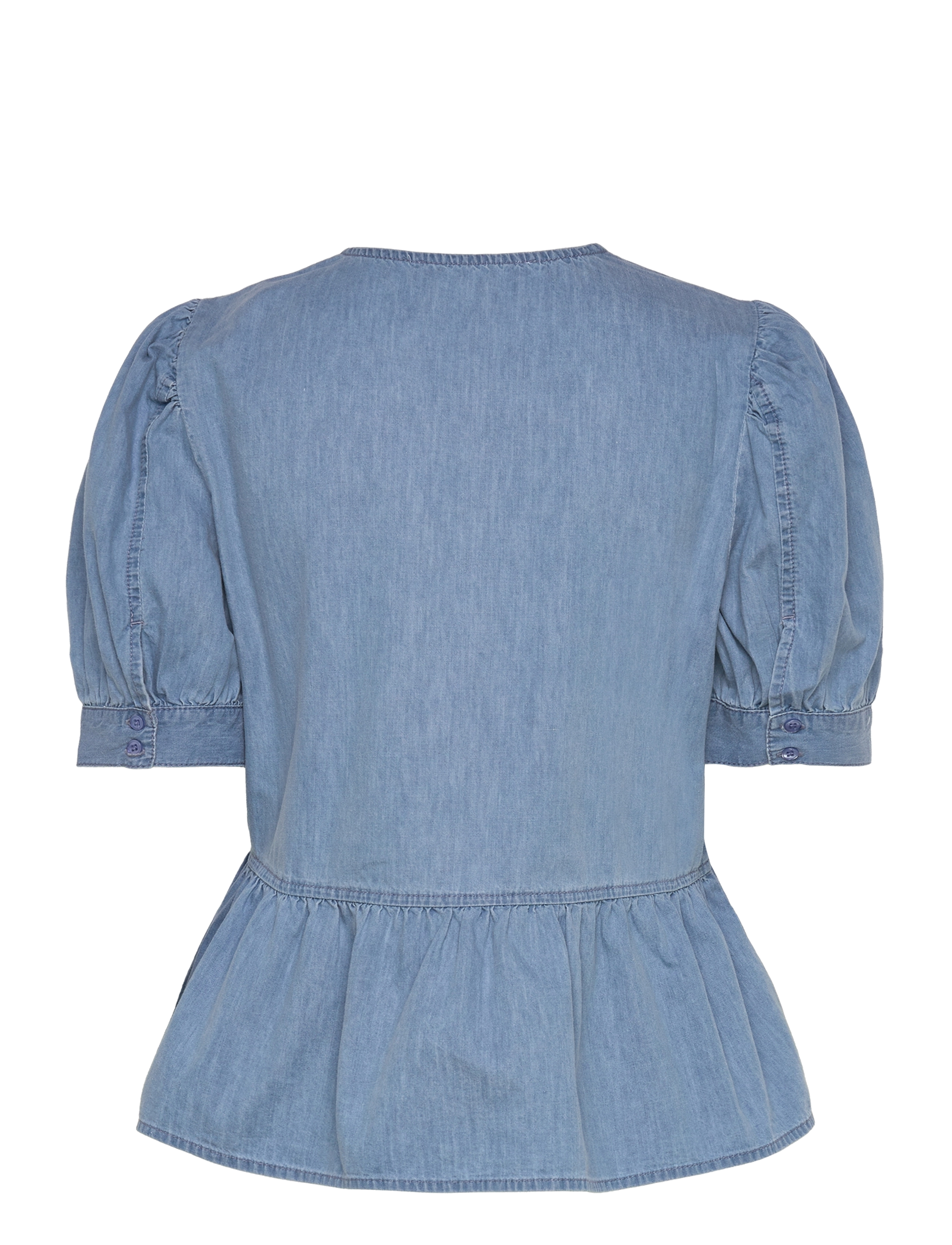 Minus - MSFelicia Tie Shirt - lyseblÅ - 2