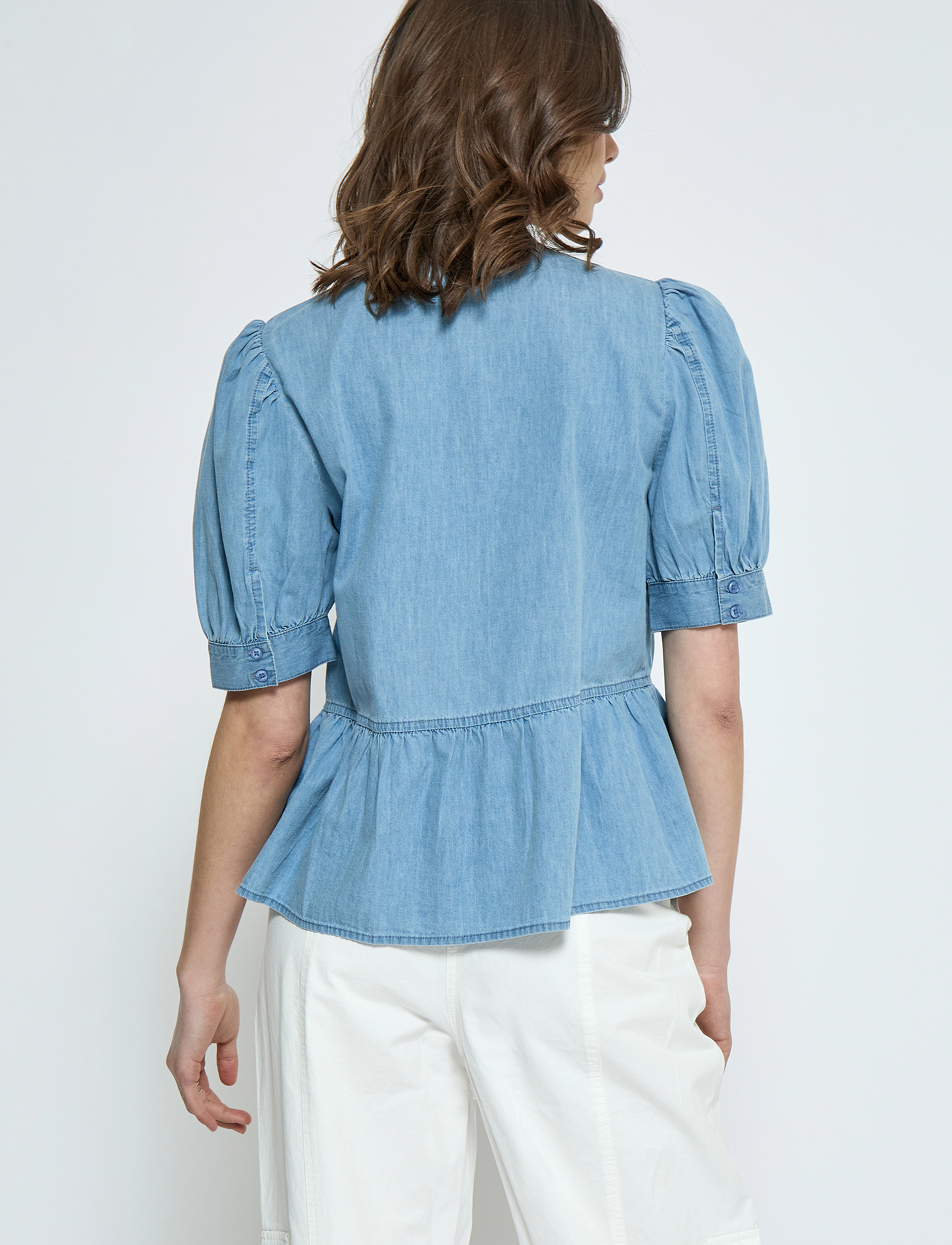Minus - MSFelicia Tie Shirt - lyseblÅ - 3