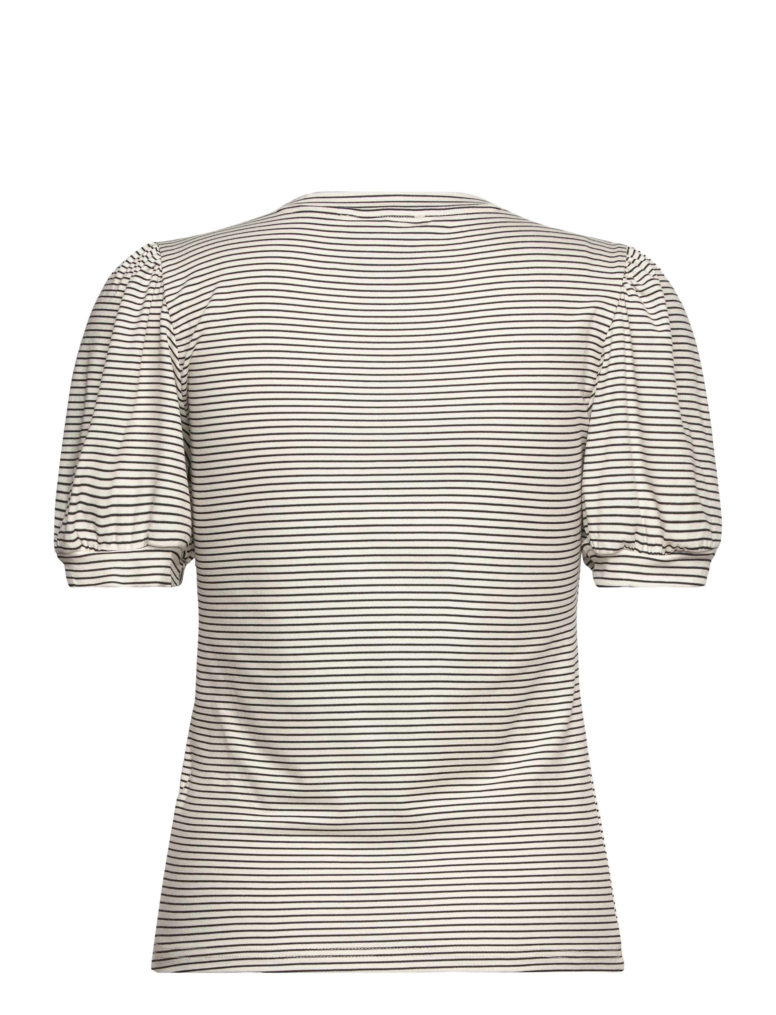 Minus - MSJuma Short Sleeve Tee - cloud dancer stripe - 1