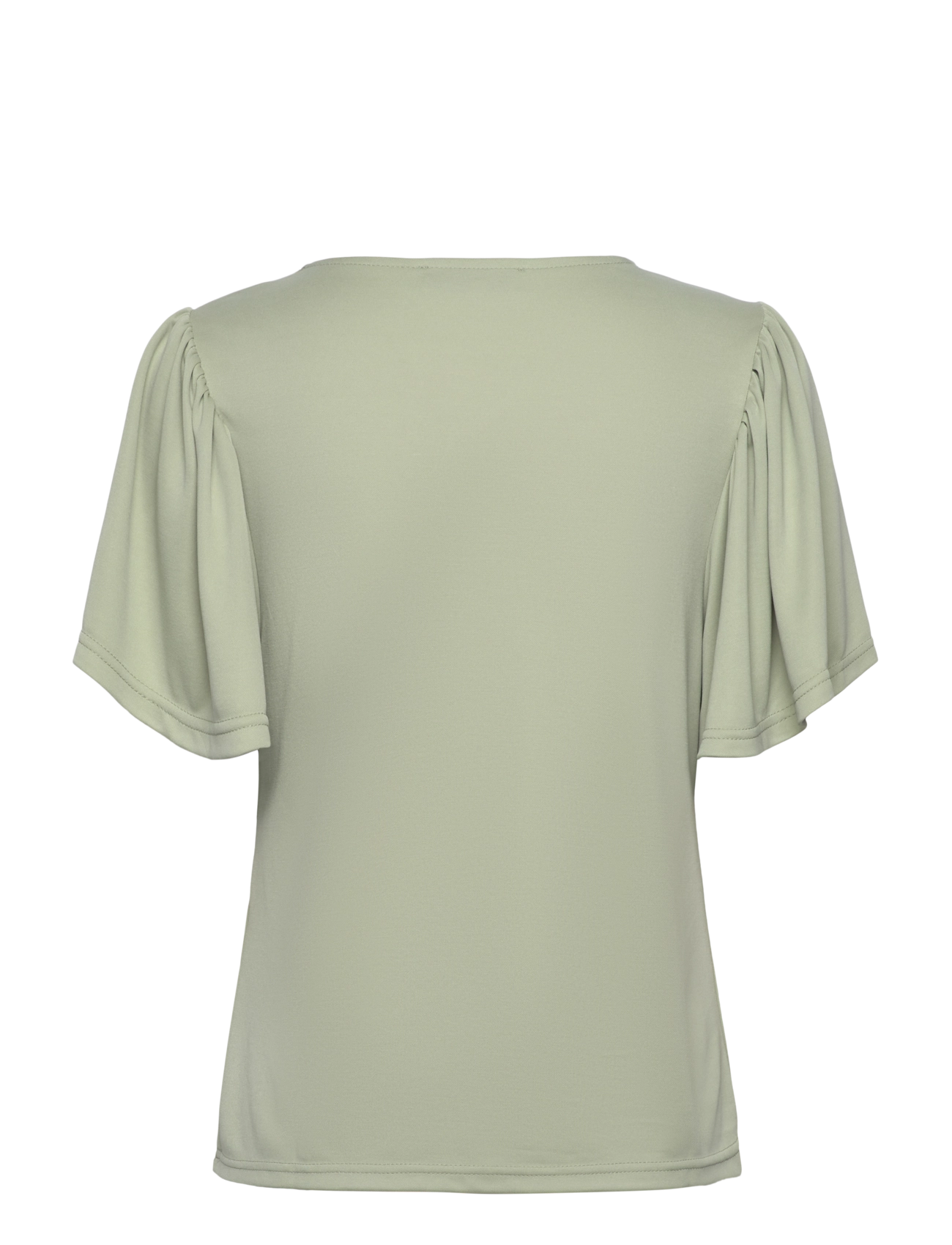 Minus - MSRianne V-Neck T-Shirt - t-krekli - reseda - 1