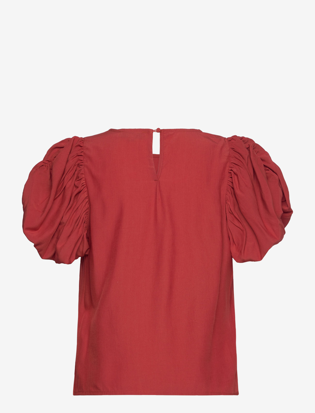 Minus - MSBaya Short Sleeve Blouse - kortærmede bluser - summer fig - 1