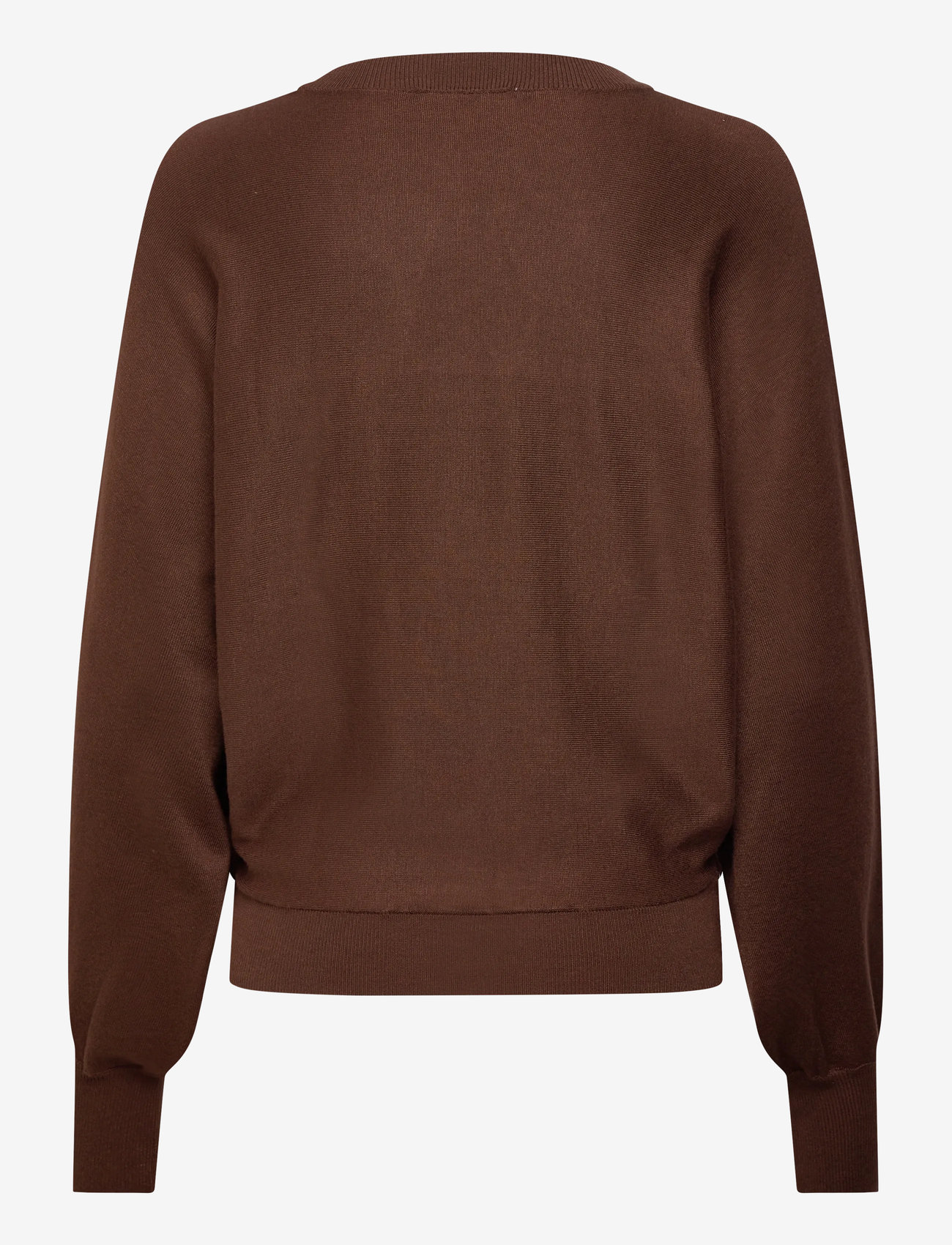 Minus - MSDana Bat Sleeve Knit Pullover - efterårstøj - carafe - 1