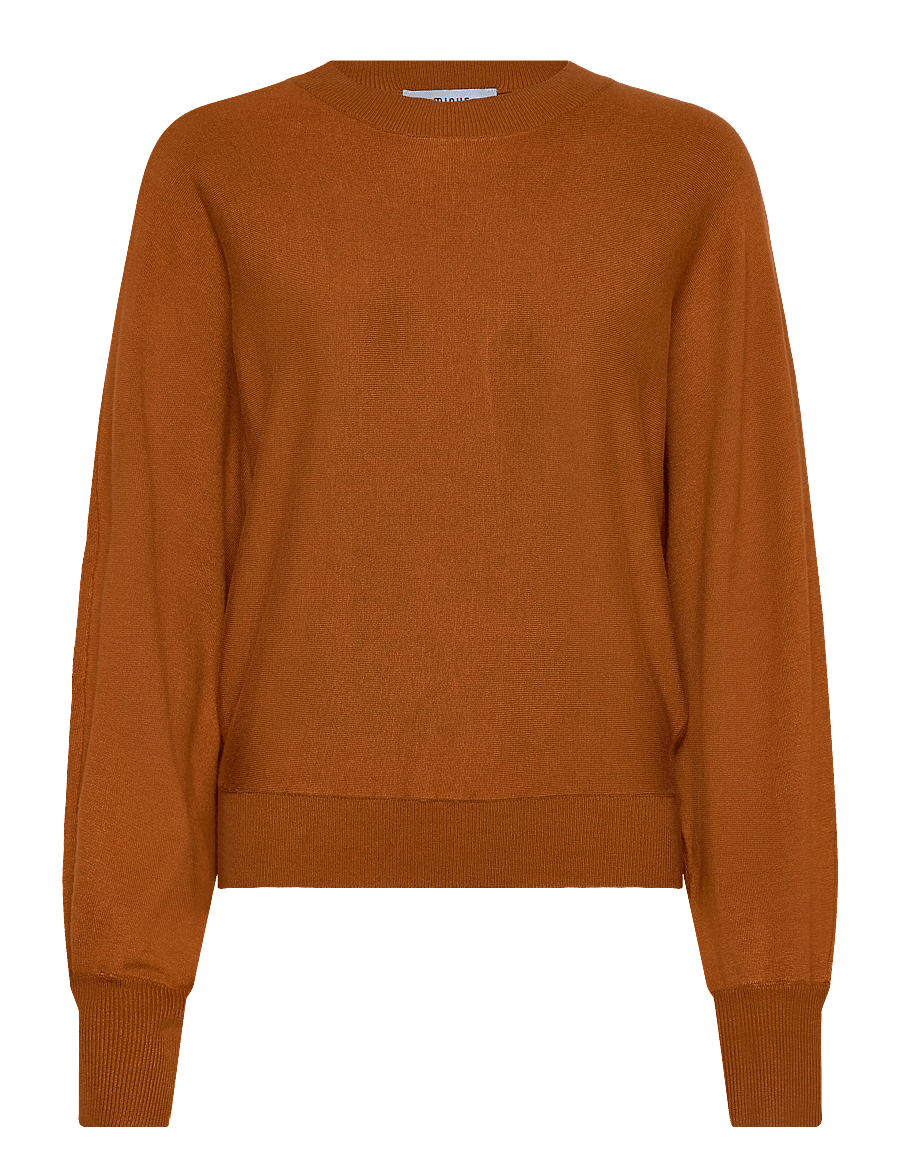 Minus - MSDana Bat Sleeve Knit Pullover - pullover - glazed ginger - 0