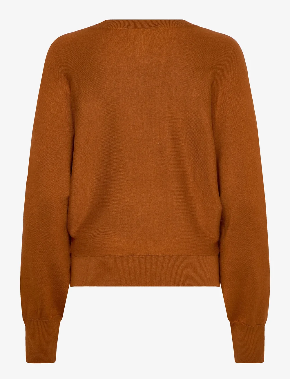 Minus - MSDana Bat Sleeve Knit Pullover - stickade tröjor - glazed ginger - 1