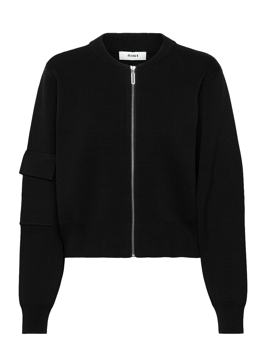 Minus - MSEkira Knit Cardigan - cardigans - sort - 1