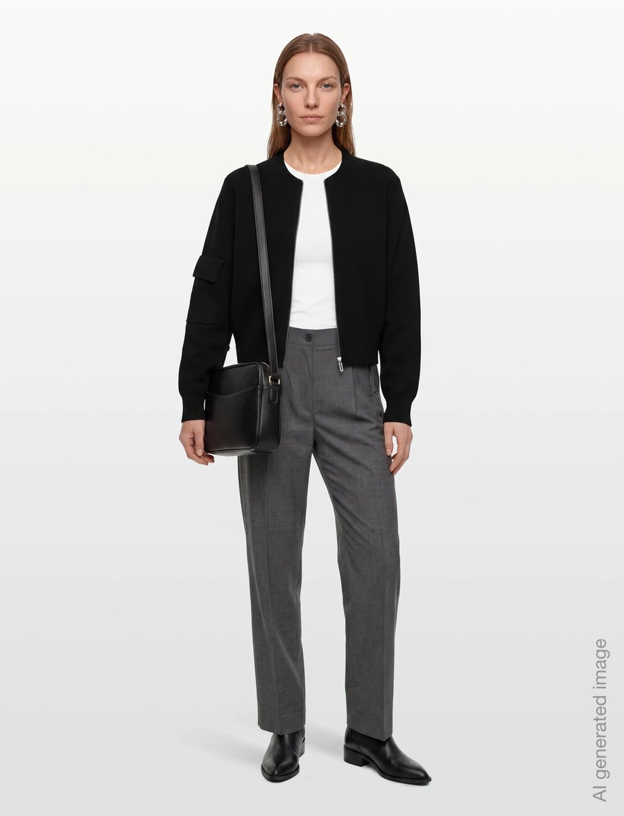 Minus - MSEkira Knit Cardigan - cardigans - sort - 0