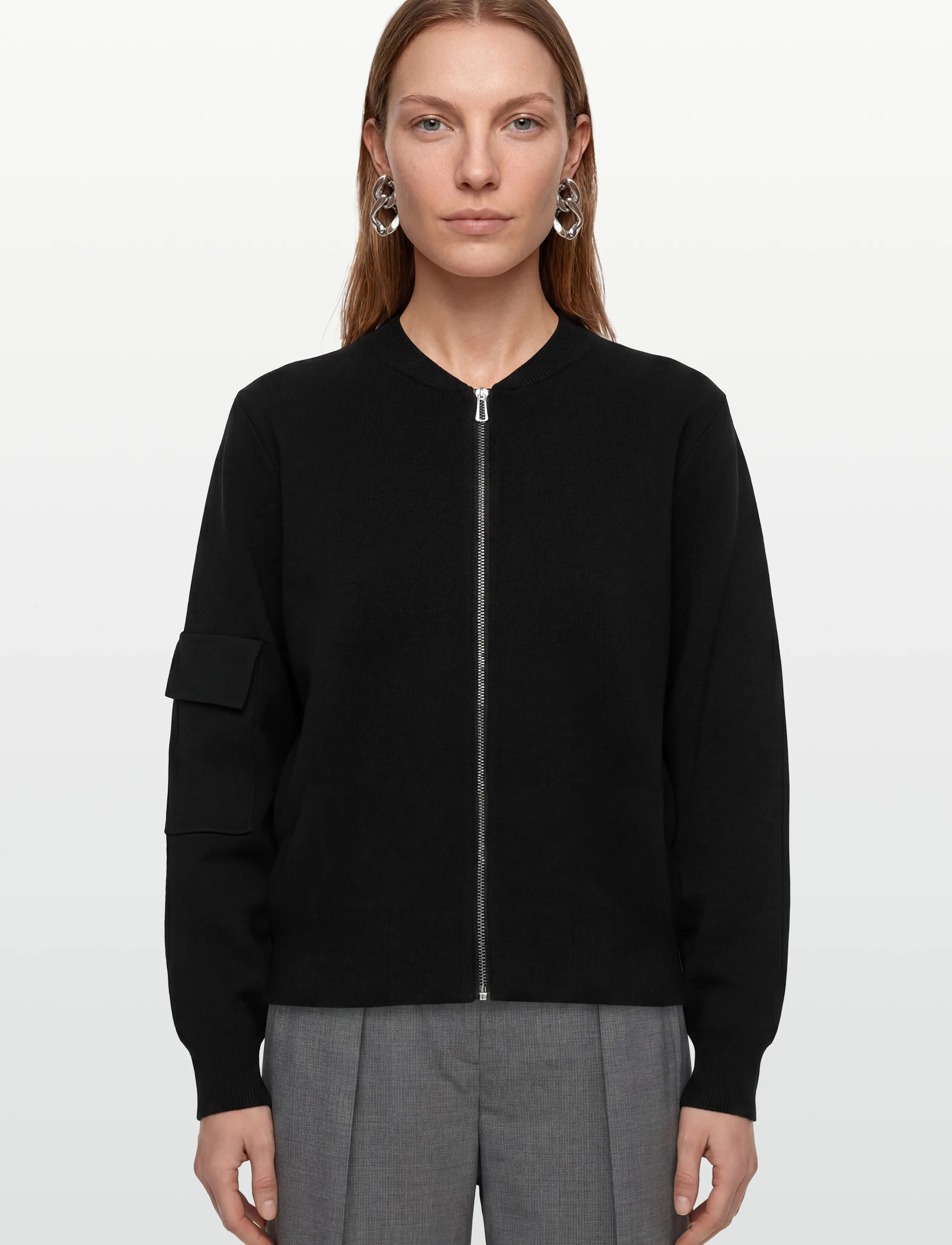 Minus - MSEkira Knit Cardigan - cardigans - sort - 3