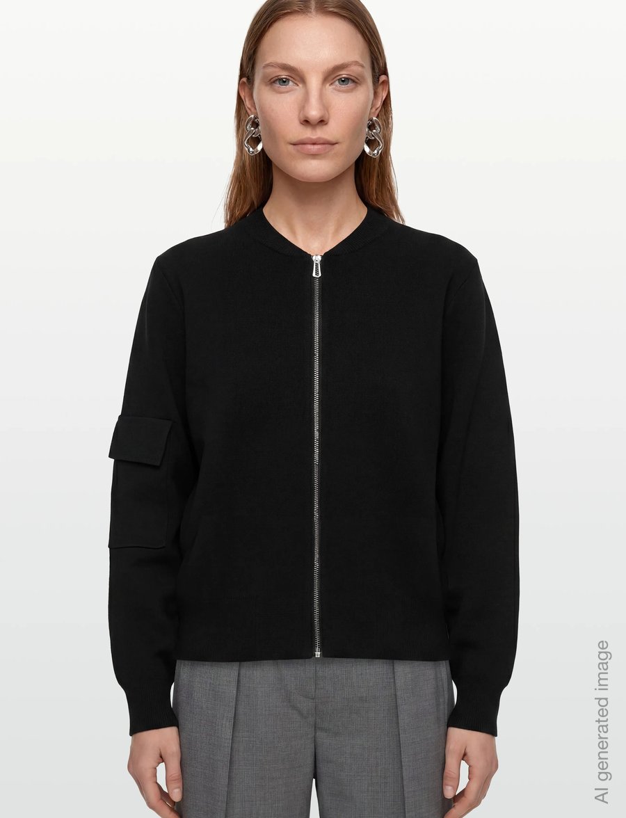 Minus - MSEkira Knit Cardigan - cardigans - sort - 3
