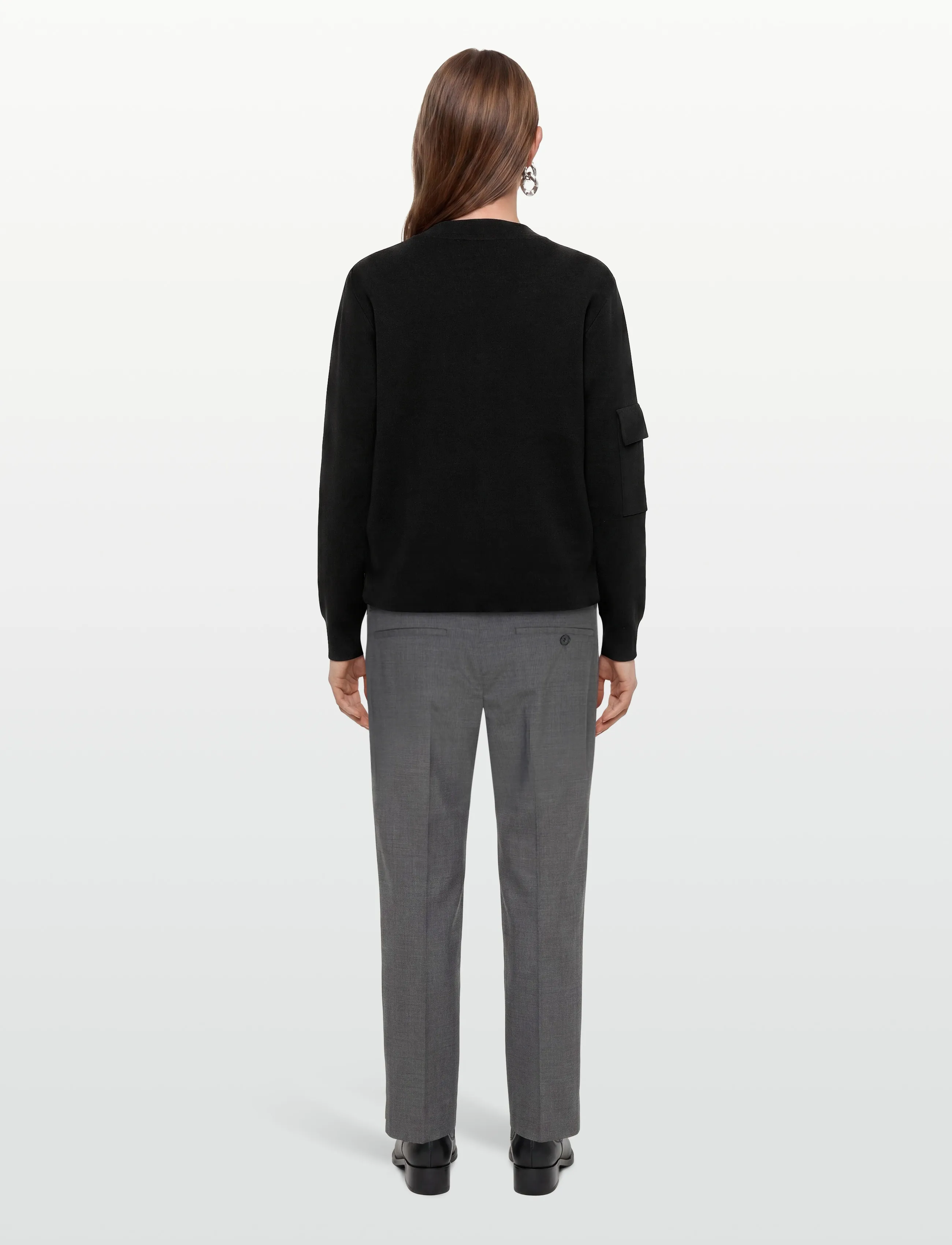 Minus - MSEkira Knit Cardigan - cardigans - sort - 4
