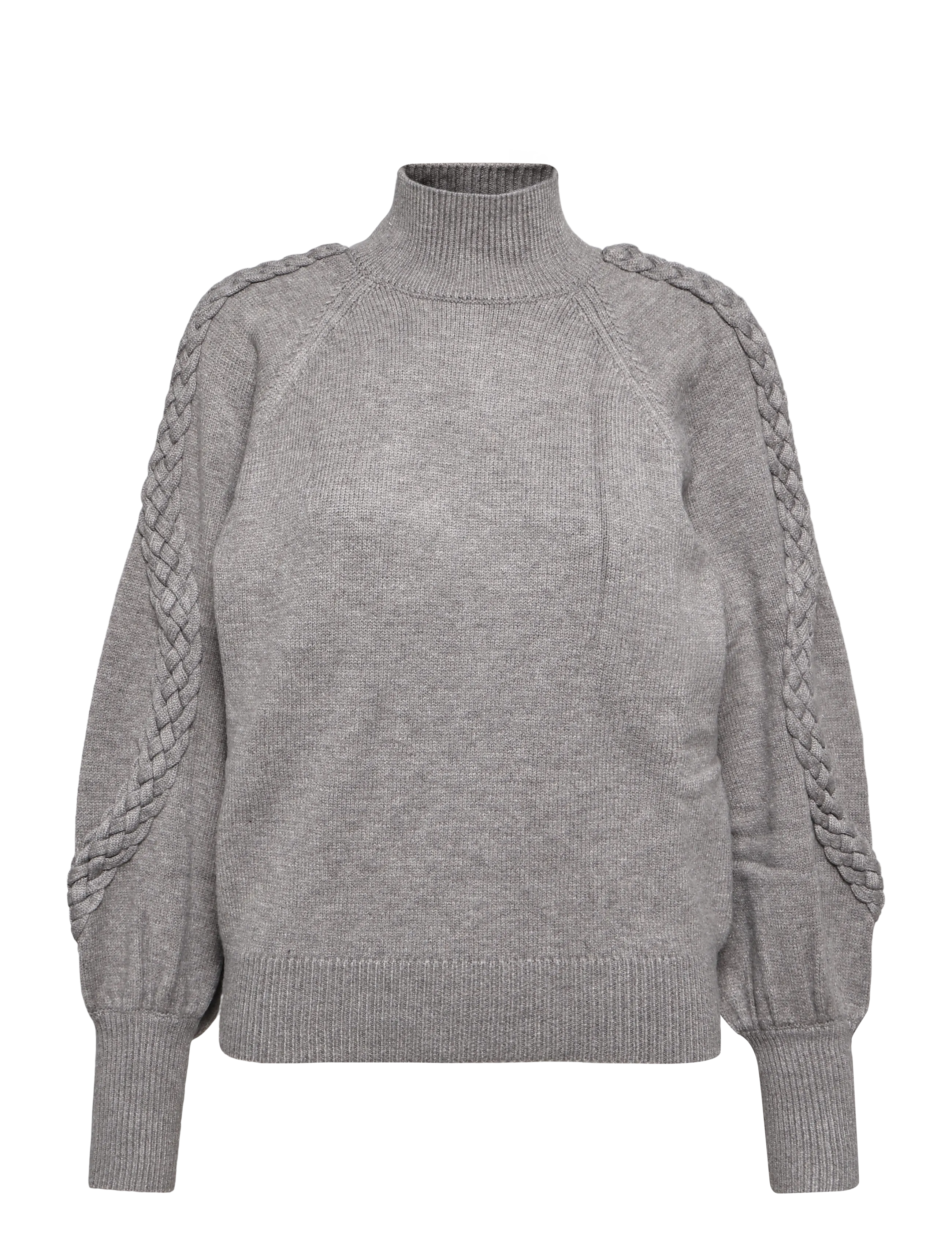 Minus MSVera High Neck Knit Pullover - Kleidung - FROST GRAY / grey