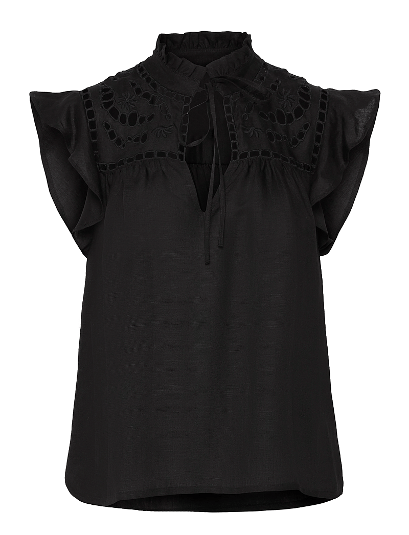 Minus - MSAlaya Top - topi bez piedurknēm - sort - 1