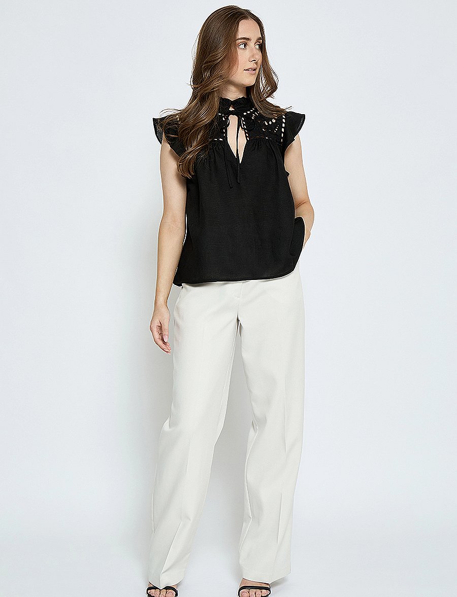 Minus - MSAlaya Top - Ärmellose tops - sort - 5
